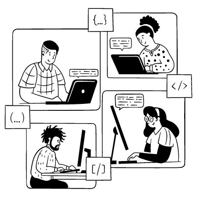Development service illustration